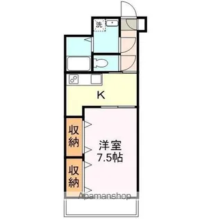 岩本ビル Ⅴ【101号室】の間取り