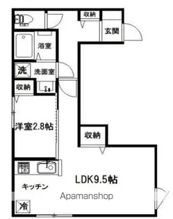 CASA.KELLY【2階】の間取り