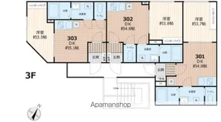 VINOSITY 柏【3階】の間取り