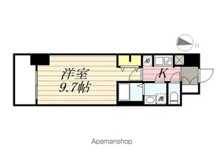SーRESIDENCE岐阜駅【608号室】の間取り