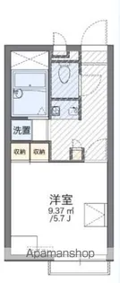 レオパレス山川東【202号室】の間取り