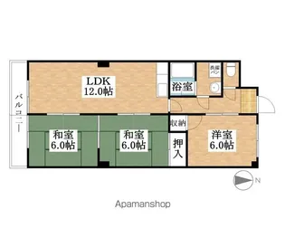 マンション東柴第一【1階】の間取り