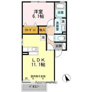 フルール M【2階】の間取り