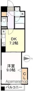 プライムアーバン仙台北目町【1007号室】の間取り