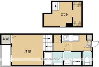 グロース東照宮【2階】の間取り