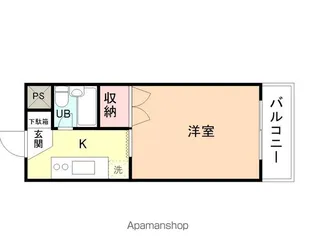 パープルハイム【2階】の間取り