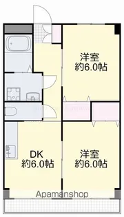 アンダンテ辰巳【305号室】の間取り