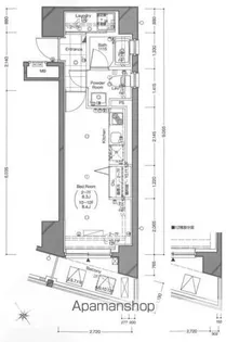 アルテシモリンククロス【12階】の間取り