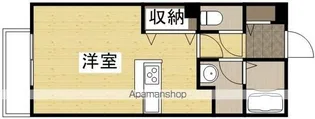 ラフィネ中島A【105号室】の間取り