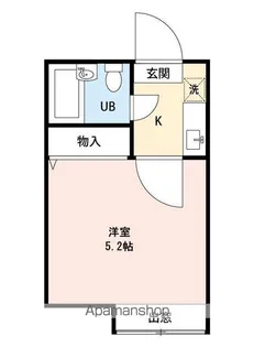パティオ稔台A【2階】の間取り