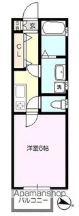 BeLフラッツ【1階】の間取り