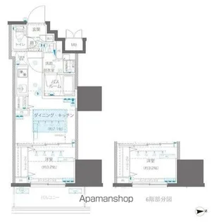 ZOOM信濃町【5階】の間取り