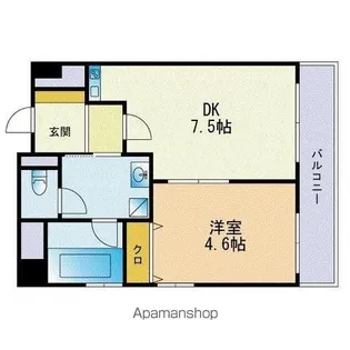 ガーデンコートけやき【8階】の間取り