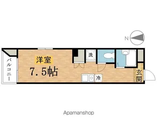 宮崎ビル【9階】の間取り