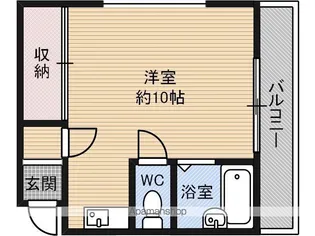 エスコート【2階】の間取り