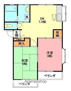 ローゼス湘南A【2階】の間取り