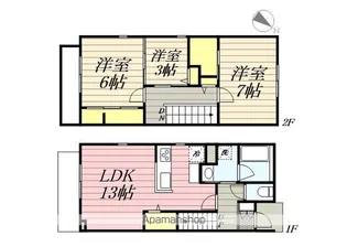 シンシア【1階】の間取り