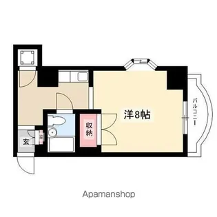 ベルネージュ【405号室】の間取り