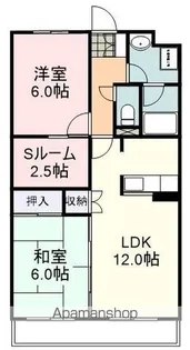 ヴェルドミール【405号室】の間取り