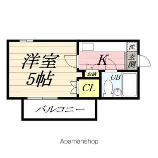 ユースピア本厚木【3階】の間取り