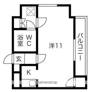 セピア大濠【704号室】の間取り