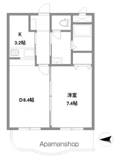 BOHEMIAN【301号室号室】の間取り