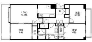井口台パークヒルズ参番館【8階】の間取り