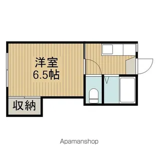 むさしのコーポ【1階】の間取り