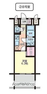 RUPIEレジデンス赤坂南【5階】の間取り