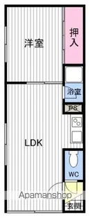 キャッスル肇【305号室】の間取り