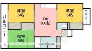 越智マンション【102号室】の間取り