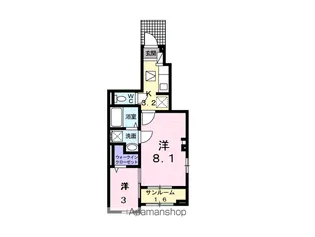 I・VILLAGE大手町 C【1階】の間取り
