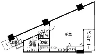 カーサ・ド・ビー【501号室】の間取り
