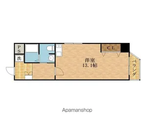 FEEL DOI【407号室】の間取り