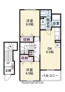 コネクションA【202号室】の間取り
