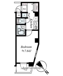 ミリオンガーデン小石川【4階】の間取り