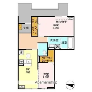 フェリシア【1階】の間取り