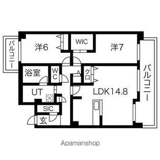 TORTE GRANDE【4階】の間取り
