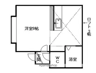 ラヴィ江別【203号室】の間取り