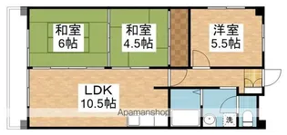 アルベール本町【4階】の間取り