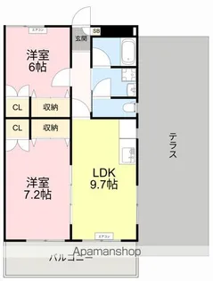 第5ジーオンビル【6階】の間取り