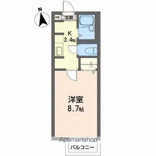 ラフォーレ・N・C【2階】の間取り