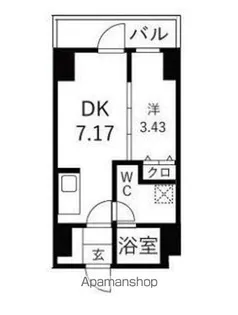 TRADIS森下【9階】の間取り