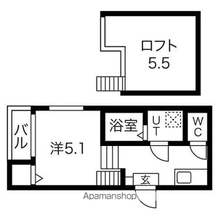 アルファ グランデ【205号室号室】の間取り