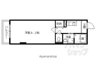 カームネス祇園南【202号室】の間取り
