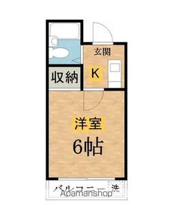 エクセランス滝山A【2階】の間取り