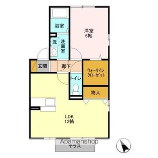 ロイヤル パークス【1階】の間取り