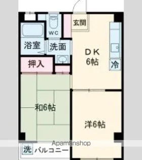 ウェザーベン【2階】の間取り