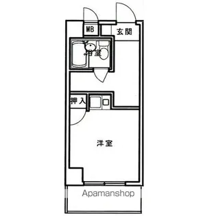 コンバウス盛南【112号室】の間取り