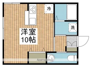 ベルテ天神尾【1階】の間取り